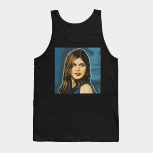 Alexandra Daddario Illustration Tank Top